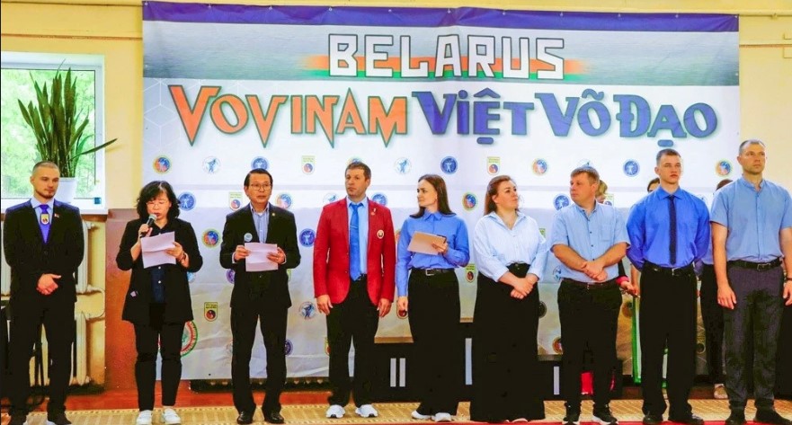 Việt Võ Đạo lan tỏa giá trị Việt Nam tại Belarus